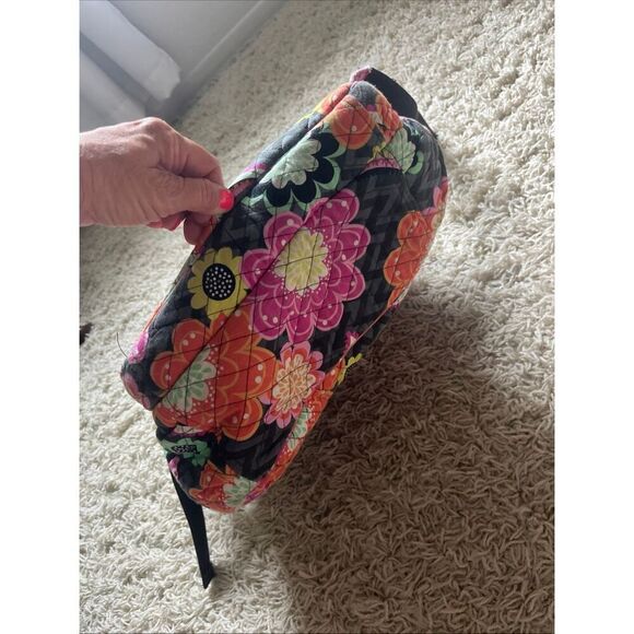 Vera Bradley Quilted Campus Backpack Ziggy Zinnia Pattern (Ret) Multi Cotton EUC main image 11